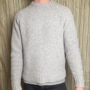 Men's 100% Merino Wool Fisherman Sweater